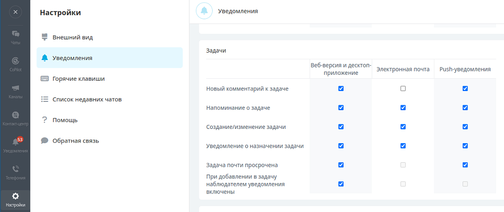 Расширения модуля задачи