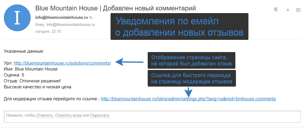 Универсальные отзывы и комментарии