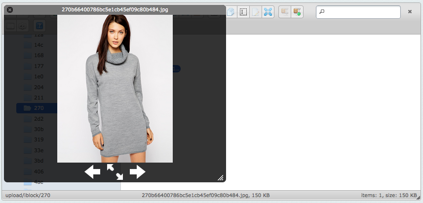 ElFinder - Файловый менеджер, с поддержкой множественной загрузки файлов и изображений