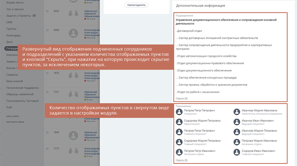 Geo: Мои подчиненные