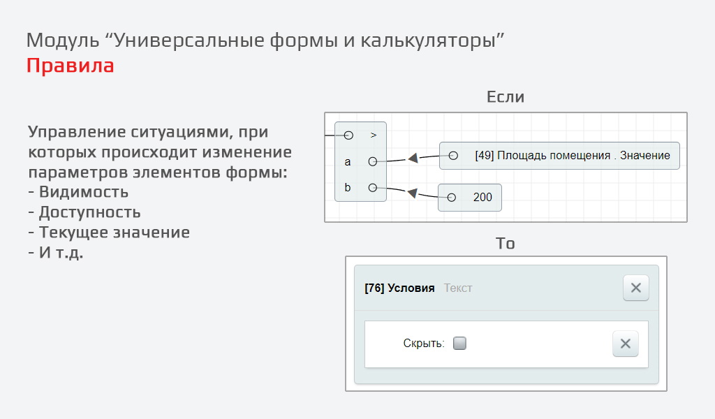 Универсальные формы и калькуляторы