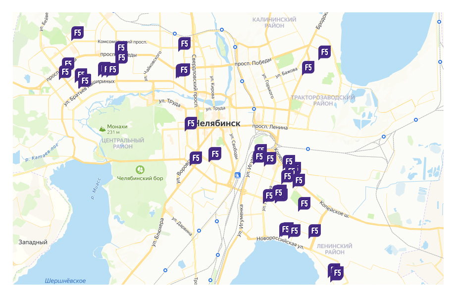 whatAsoft: Яндекс.карта объектов инфоблока