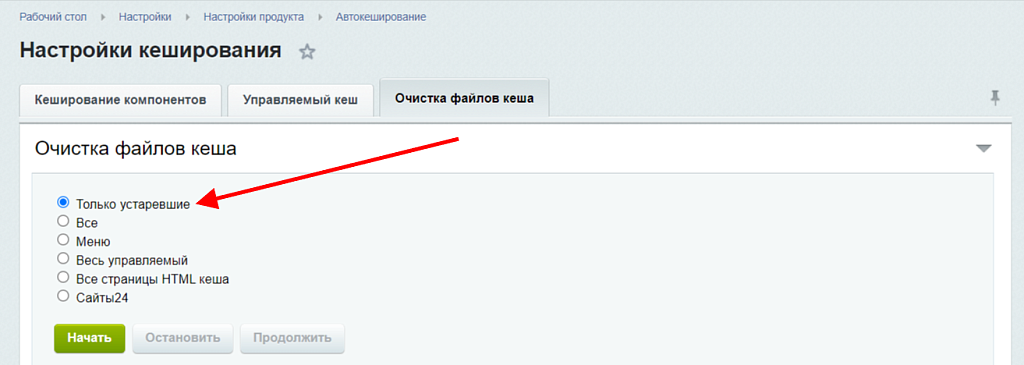 INRAISE: Очистка устаревшего кеша. Автоматическое удаление по расписанию