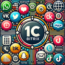 Плавающая кнопка (WhatsApp, B24, Telegram, VK, OK и др.) для быстрой связи с клиентом