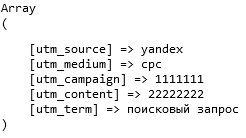 ВИАРДА: Запись UTM меток в Cookie (UTM Saver)