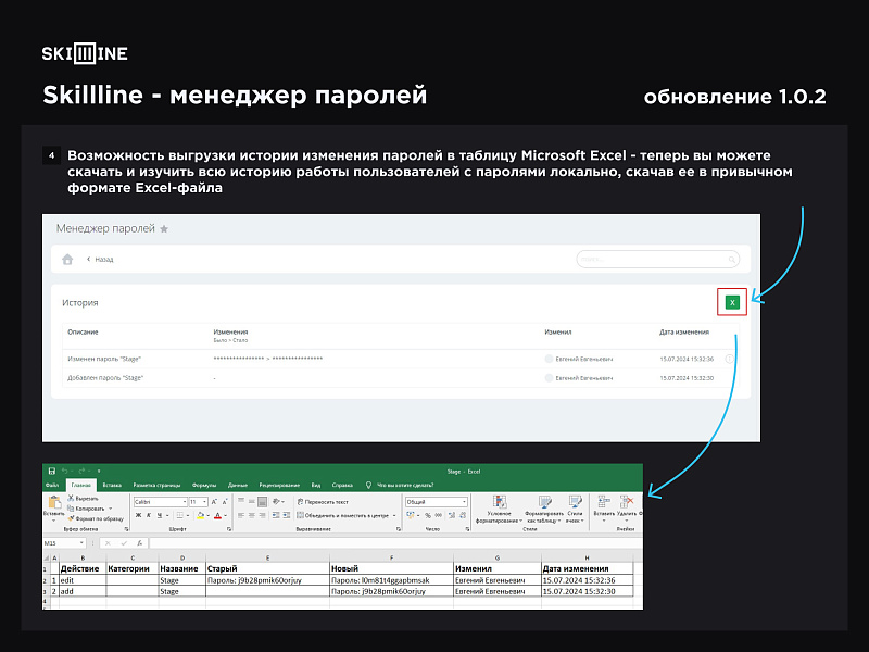 Skillline - менеджер паролей