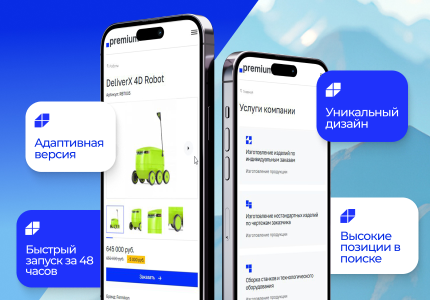 АЛЬФА: Премиум — Корпоративный сайт (Premium)