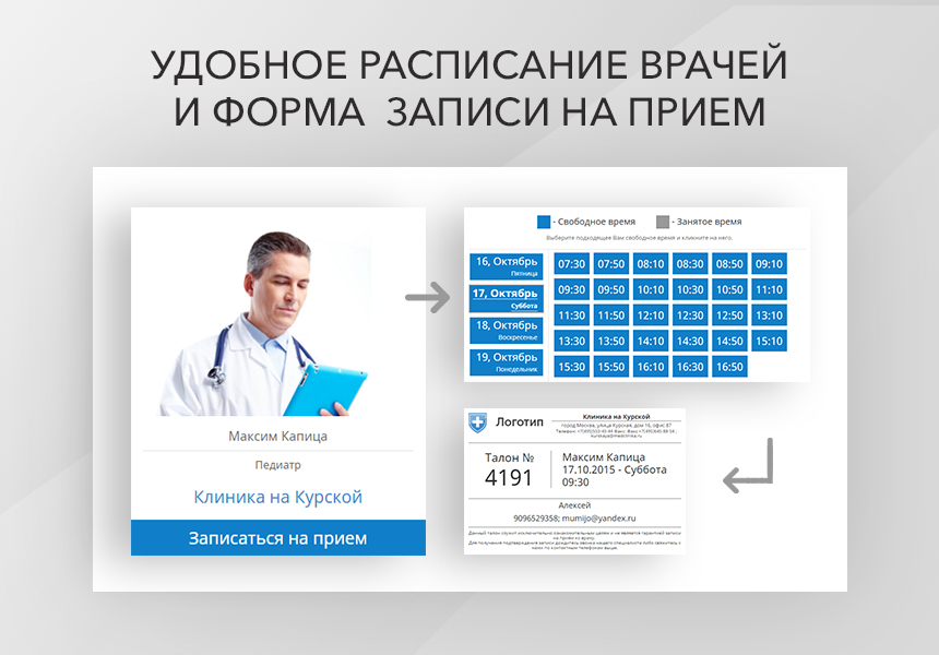 Адаптивный сайт медицинской организации