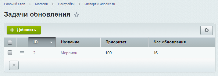 Интеграция с 4dealer.ru, загрузка описаний и характеристик товаров