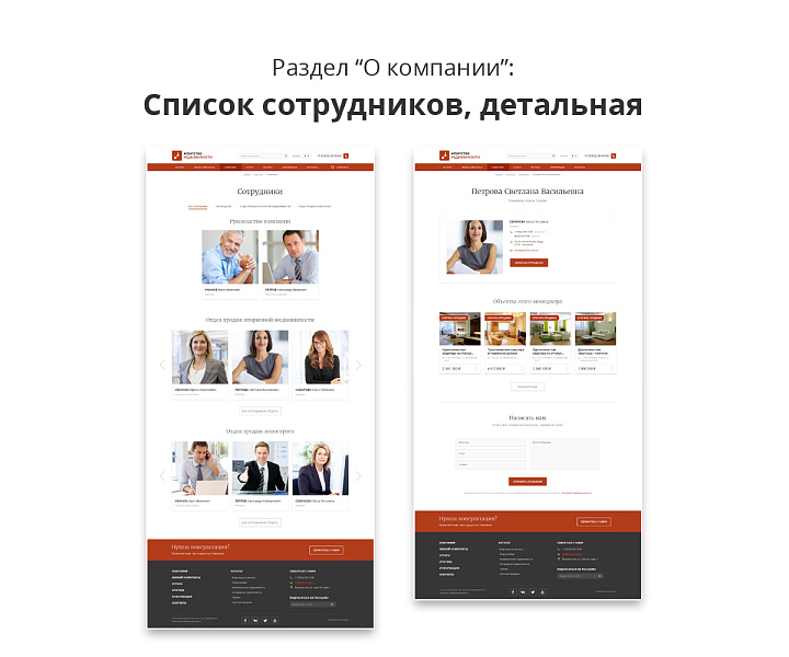 Адаптивный сайт агентства недвижимости/риелтора АСАН Pro