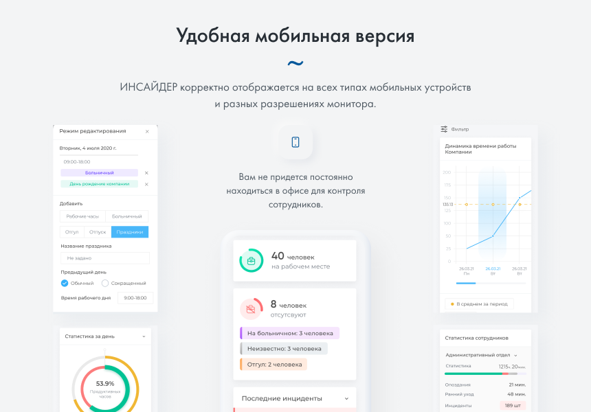 ИНСАЙДЕР - система мониторинга, контроля и комплексной оценки эффективности работы персонала