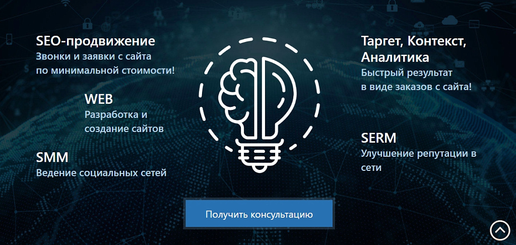 Кнопка "Наверх"